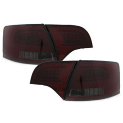 Диодни стопове AUDI A4 комби (2004-2007) - червени / опушени