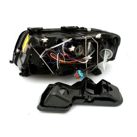 Кристални фарове за Audi A6 (1997-2001) - черни