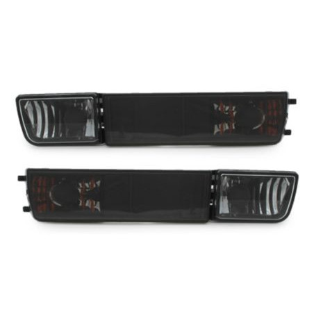 Кристални мигачи с халоген за Golf 3 / Vento (1991-1998) - черни