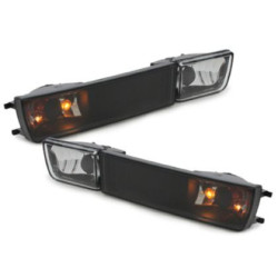 Кристални мигачи с халоген за Golf 3 / Vento (1991-1998) - черни