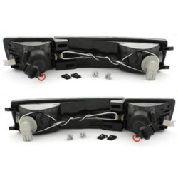 Кристални мигачи с халоген за Golf 3 / Vento (1991-1998) - черни