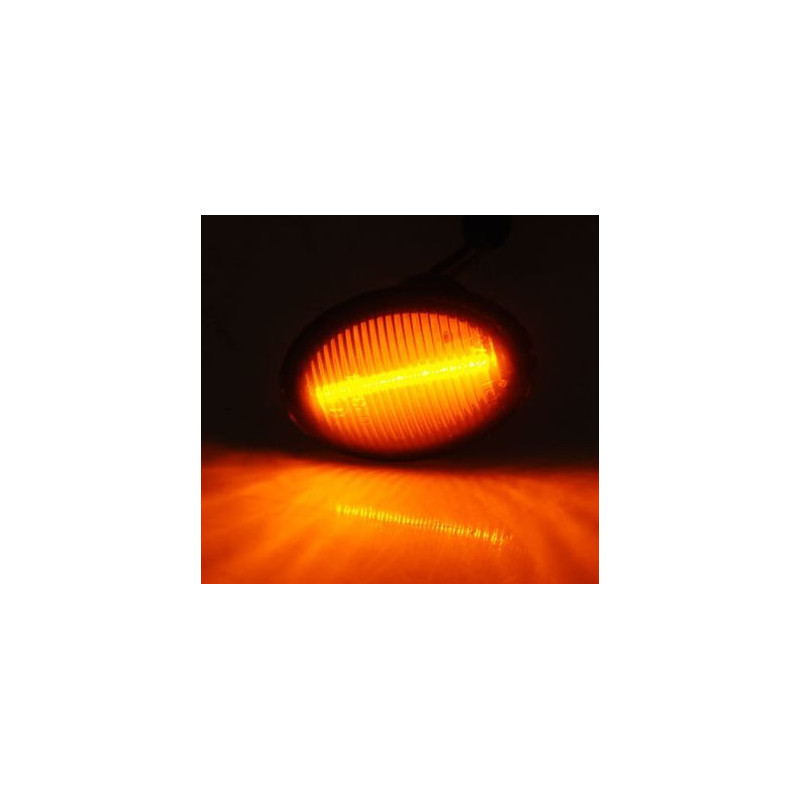 Диодни мигачи за FIAT 500 (2007+) / FORD KA (2008+) / LANCIA YPSILON - smoke