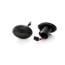 Диодни мигачи за FIAT 500 (2007+) / FORD KA (2008+) / LANCIA YPSILON - smoke