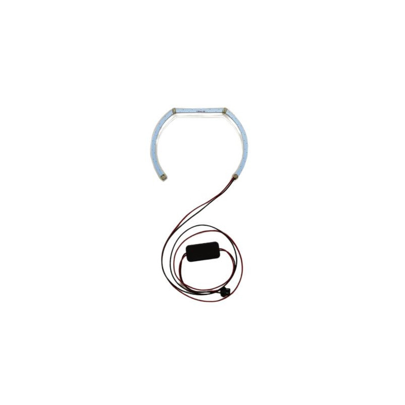 Диодни Ангелски Очи за BMW F30 - U-Design Crystal бели