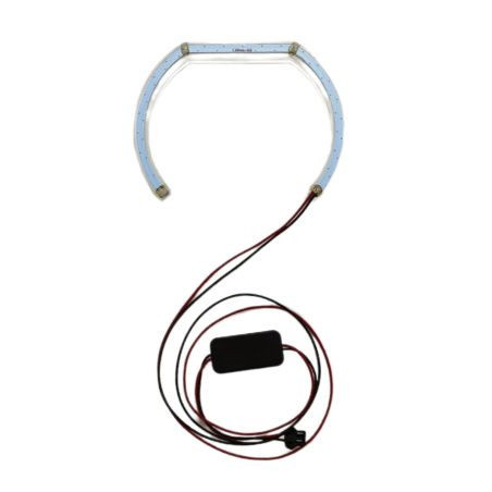 Диодни Ангелски Очи за BMW F30 - U-Design Crystal бели