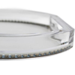 Диодни Ангелски Очи за BMW F30 - U-Design Crystal бели