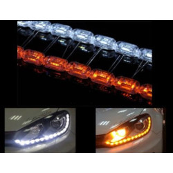 Диодна лента за дневни светлини с мигач - за вграждане
