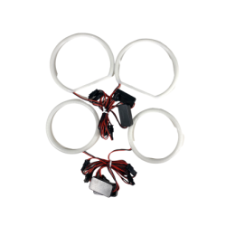 Ангелски Очи Лайтбар дизайн за BMW X3 E83 (2000-2010) - бял цвят