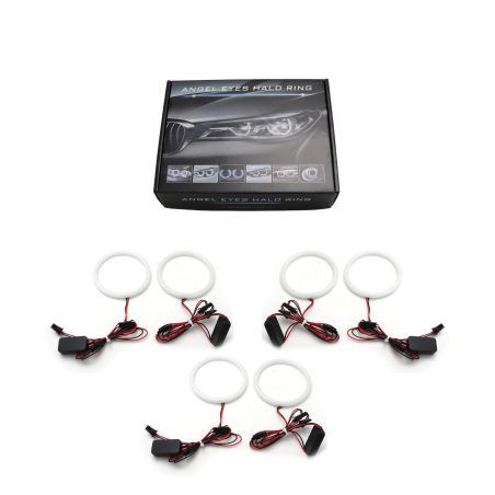 Диодни Ангелски Очи за Alfa Romeo 159 - Lightbar design матирани - бял цвят