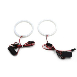 Диодни Ангелски Очи за Alfa Romeo 159 - Lightbar design матирани - бял цвят