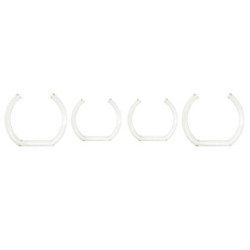 Диодни Ангелски Очи  за BMW E90 - U-Design Crystal бели