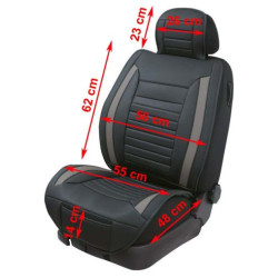 Тапицерия за седалка Petex "Tripolis" - черна