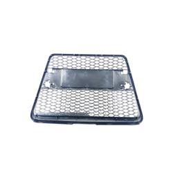 Решетка без емблема Audi A6 4F (2004-2008) - silver рамка RS Look