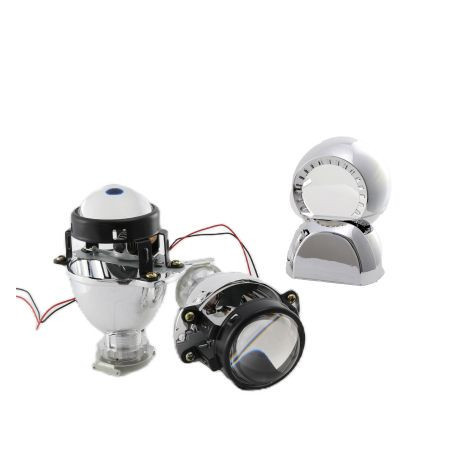 Биксенон лупи за вграждане MORIMOTO MINI 2" - к-т с 2бр. овални капачки