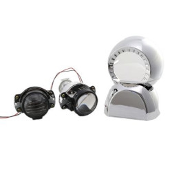 Биксенон лупи за вграждане MORIMOTO MINI 2" - к-т с 2бр. овални капачки