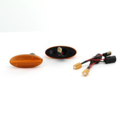 Диодни мигачи за калник за Opel Vectra B (1995-2002) - оранжави с бягащ мигач