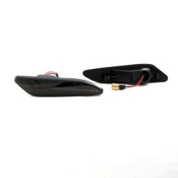 Диодни мигачи за калник за Alfa Romeo 156 / 147 (2005-2010) / Fiat Tipo (2015+) - опушени с бягащ мигач