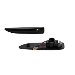 Диодни мигачи за калник за BMW E65, E66, 7 series (2002-2008) - опушени с бягащ мигач