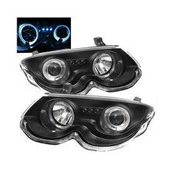 Кристални фарове Angel eyes Chrysler 300M (1999-2004) - черни