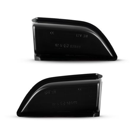 Диодни мигачи за странични огледала за Volvo XC60 (2008-2013) - опушени с бягащ мигач