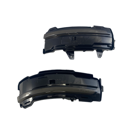 Диодни мигачи за странични огледала за Land Rover Evoque 2 (2018+) - опушени с бягащ мигач