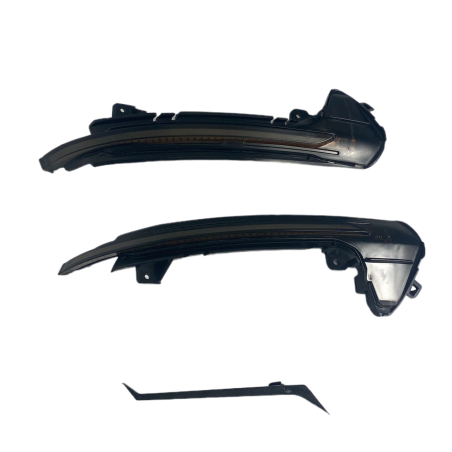 Диодни мигачи за странични огледала за Audi A6 C7 (2011-2018) - опушени с бягащ мигач