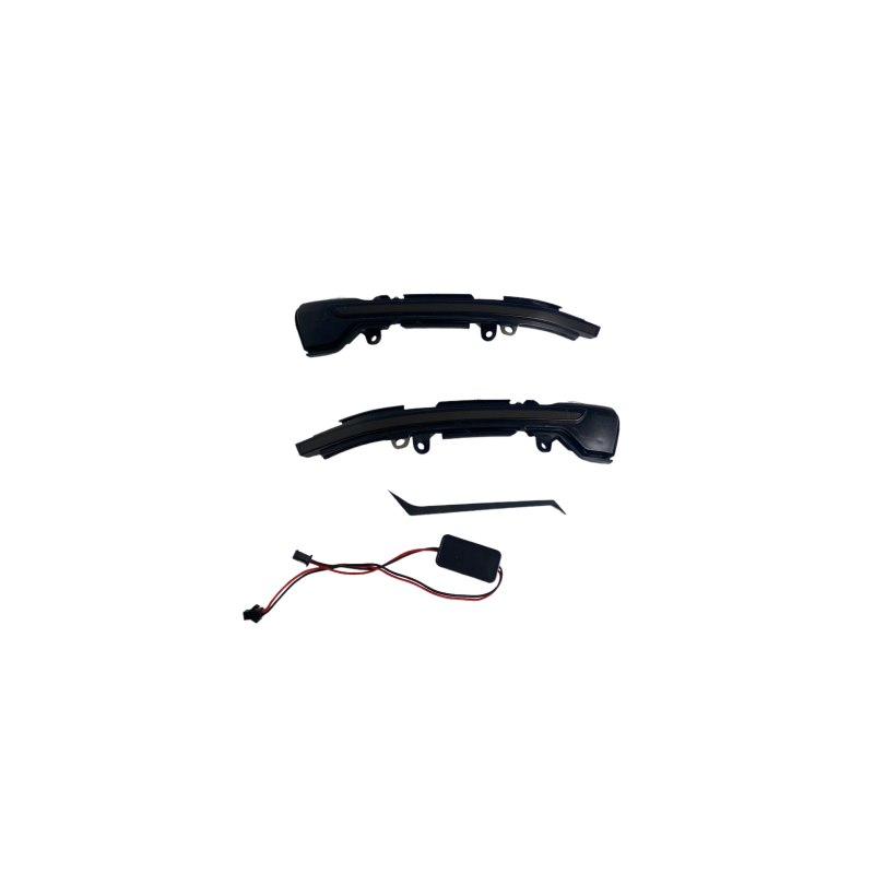 Диодни мигачи за странични огледала за Seat Leon (2012-2016) / Ibiza (2017+) / Arona (2017+) - опушени с бягащ мигач