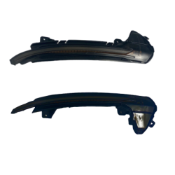 Диодни мигачи за странични огледала за Seat Leon (2012-2016) / Ibiza (2017+) / Arona (2017+) - опушени с бягащ