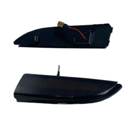 Диодни мигачи за странични огледала за Ford Fiesta (2008-2018), B-Max (2008-2018) - опушени с бягащ мигач