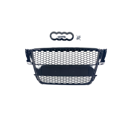 Решетка без емблема за Audi A5 (2008-2011) - RS Look черна