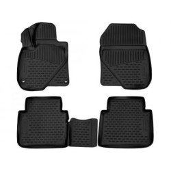 3D Гумени стелки за Honda CR-V (2017+)  / HAVAL H6 (2021+) 4 pcs.
