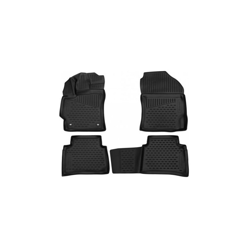 3D Гумени стелки за TOYOTA Corolla (2018+) 4 pcs.