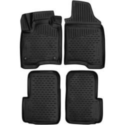 3D Гумени стелки за FIAT Panda III (2011+) 4 pcs.