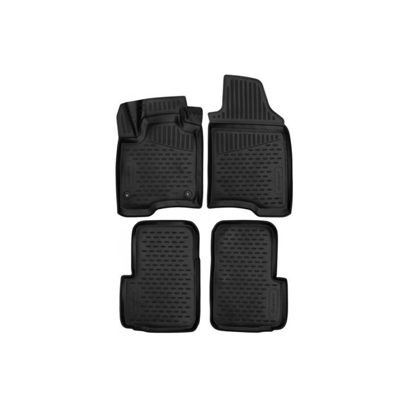 3D Гумени стелки за FIAT Panda III (2011+) 4 pcs.