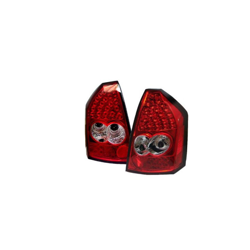 Диодни стопове Chrysler 300C седан (2004-2008) - червени