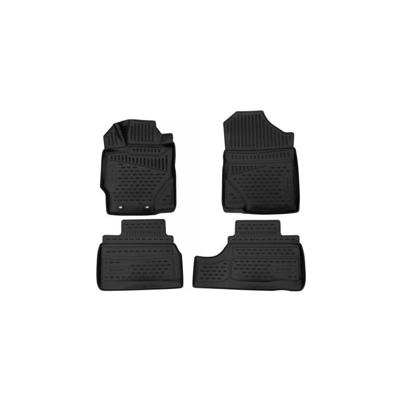 3D Гумени стелки за TOYOTA Yaris (2011-2018) 4 pcs.