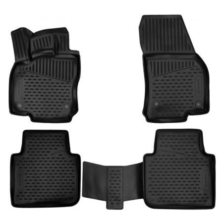 3D Гумени стелки за VW Tiguan II AllSpace (2017-2024) - 4 pcs.