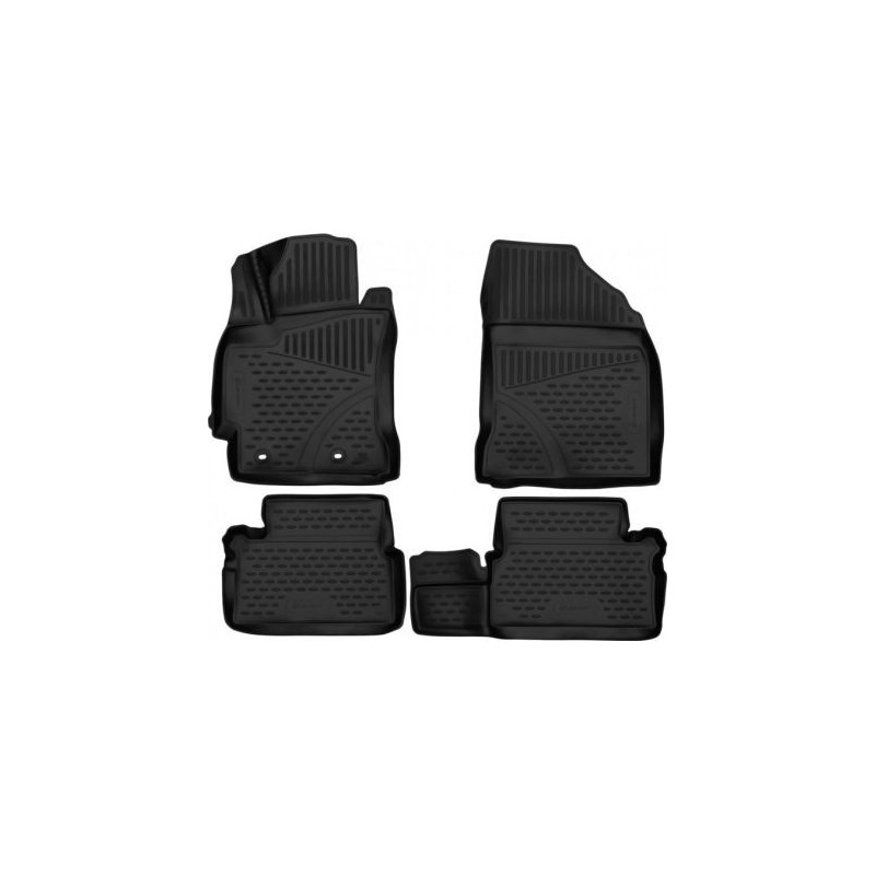 3D Гумени стелки за TOYOTA Auris II (2012-2018) - 4 pcs.