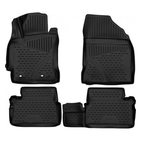 3D Гумени стелки за TOYOTA Auris II (2012-2018) - 4 pcs.