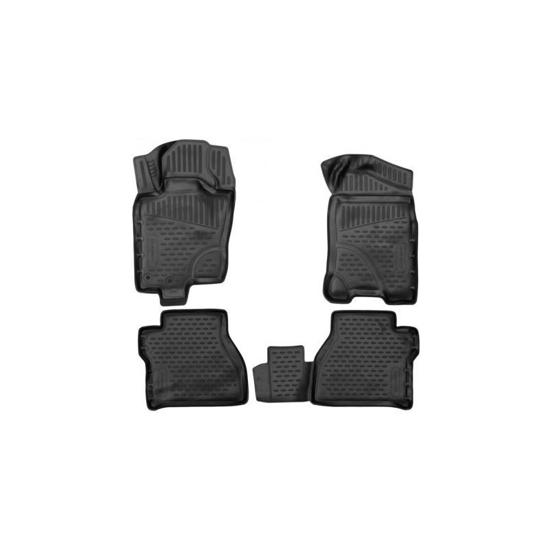 3D Гумени стелки за NISSAN Navara (2015+) 4 pcs.