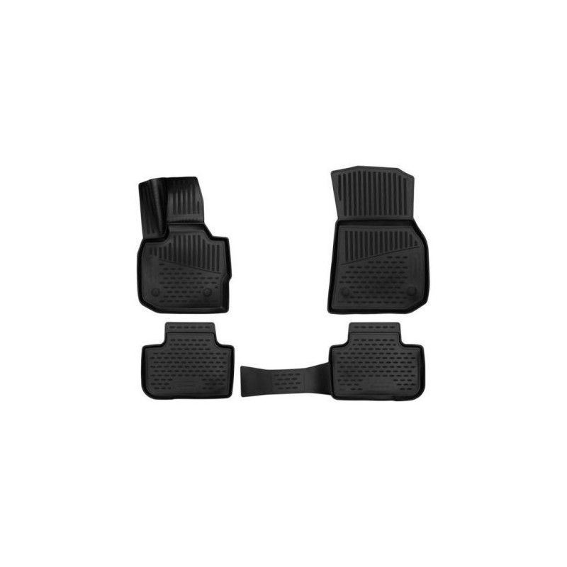 3D Гумени стелки за BMW X3 G01 (2017-2024) / X4 G02 (2018+) / IX3 G08 (2020+) 4 pcs.