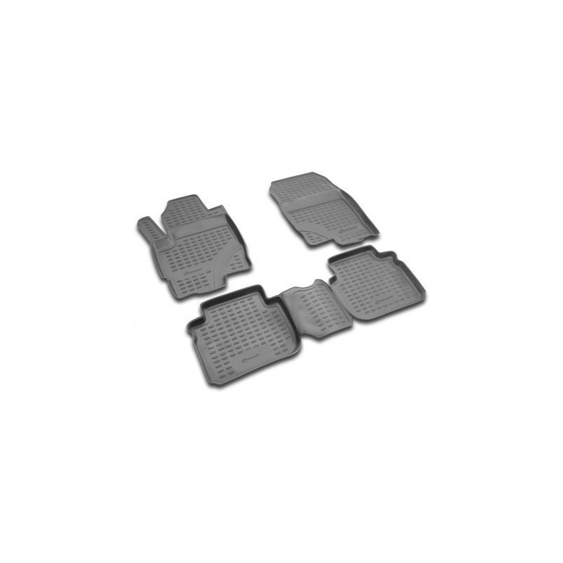 3D Гумени стелки за MITSUBISHI Colt (2003-2009) 5 doors 4 pcs.