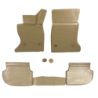 3D Гумени стелки за BMW 5 Серия F10 / F11 (2010-2013) - бежови