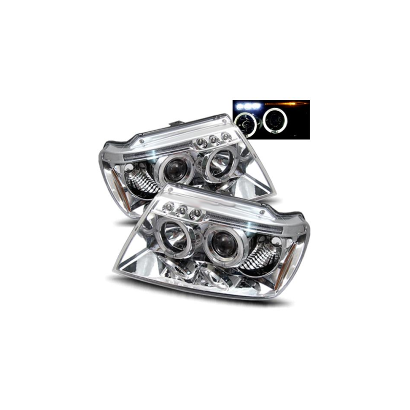 Кристални фарове Angel eyes Jeep Grand Cherokee (99-05)