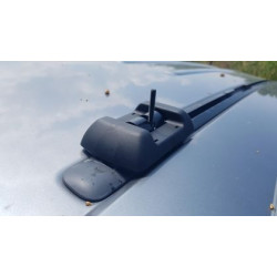 Греди напречни за багажник за кола напречни - за фабрични резби на покрива, 135см, с ключ