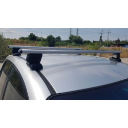 Греди напречни за багажник за кола напречни - за фабрични резби на покрива, 120см, с ключ