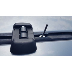 Греди напречни за багажник за кола напречни - за фабрични резби на покрива, 120см, с ключ