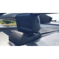 Греди напречни за багажник за кола напречни - за фабрични резби на покрива, 120см, с ключ