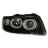 Кристални фарове ANGEL EYES Audi A3 (2000-2003) - черни