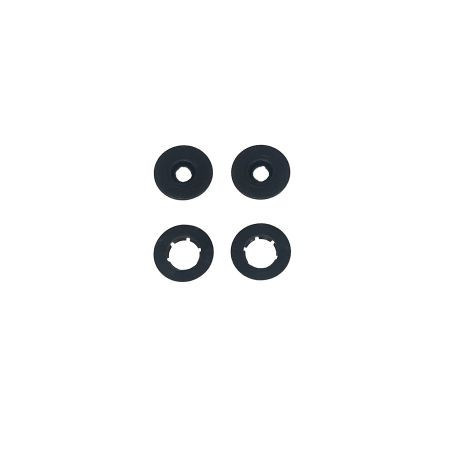 Пластмасови щипки за стелки към пода  - кръгли с винт за пода - цвят бежов - 4бр.